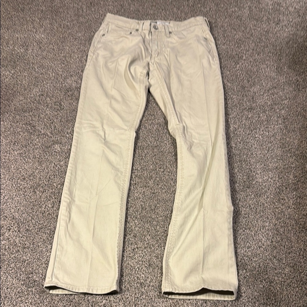 BKE Tan Straight Jeans with Relaxed Fit